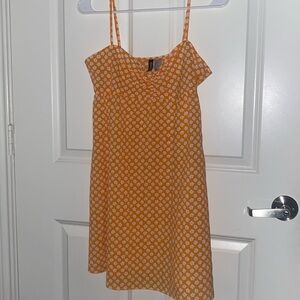H&M orange sundress